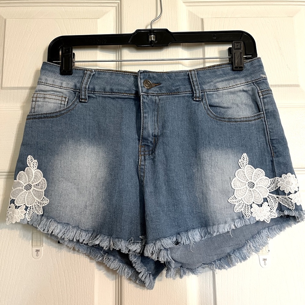 Never worn denim shorts